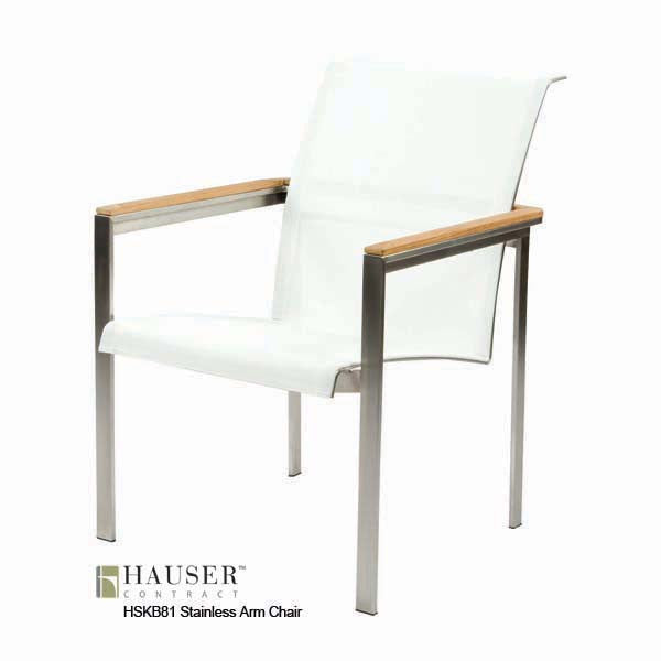 Stainless steel online armchair