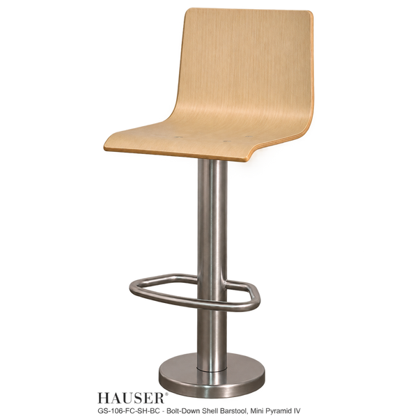 Mini Pyramid Bolt-Down Barstool
