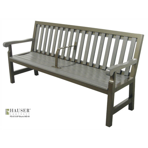 Bruno Bench with Vagrancy Arm