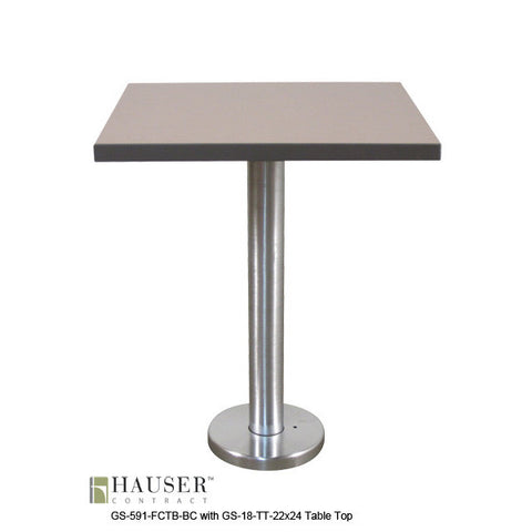 Column Base, 22"x24" PL Table Top