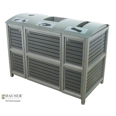 Courtyard Waste/Recycle Receptacle
