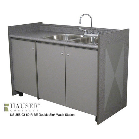 Double Sink Wash Station