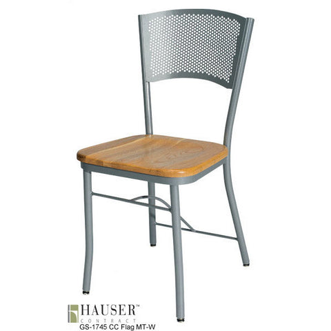 Flag Side Chair with Custom Cutout