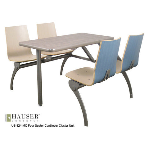 Four Seater Cantilever Cluster Unit