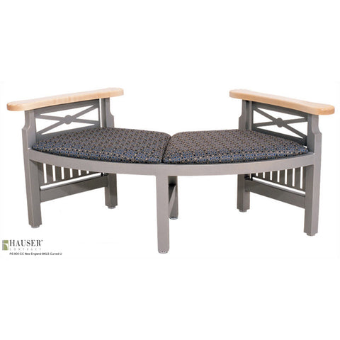 New England Curved Bench
