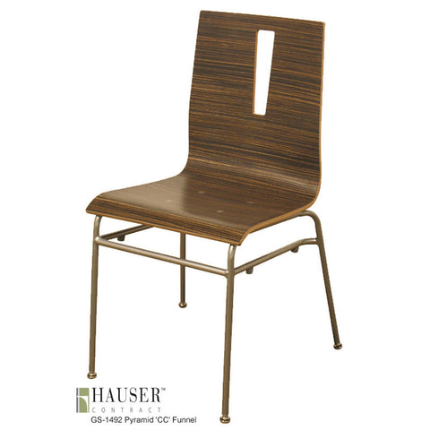 Nova IV Side Chair, Pyramid IV with Funnel Cut