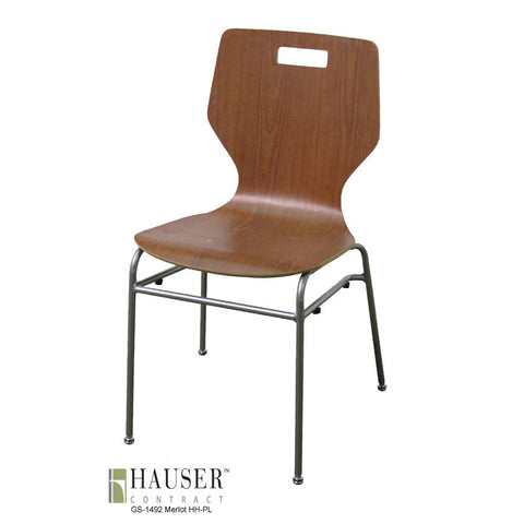 Nova IV Side Chair, Merlot IV with Slot Cut