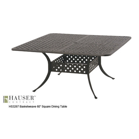 Basketweave Dining Table
