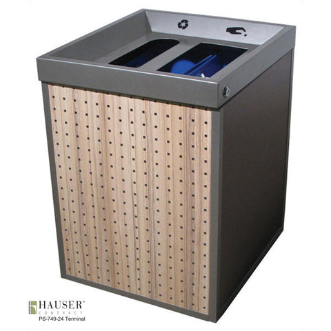 Terminal Waste/Recycle Receptacle