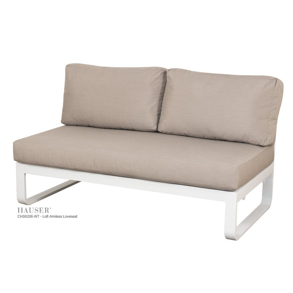 Loft II Armless Loveseat