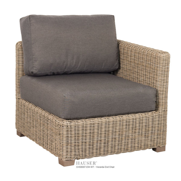 Veranda End Chair, Driftwood