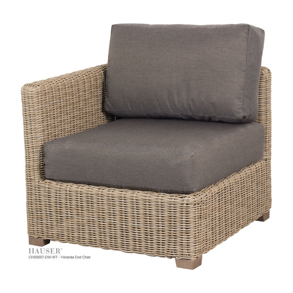 Veranda End Chair, Driftwood