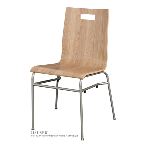 Nova IV Side Chair, Pyramid IV with Slot Cut