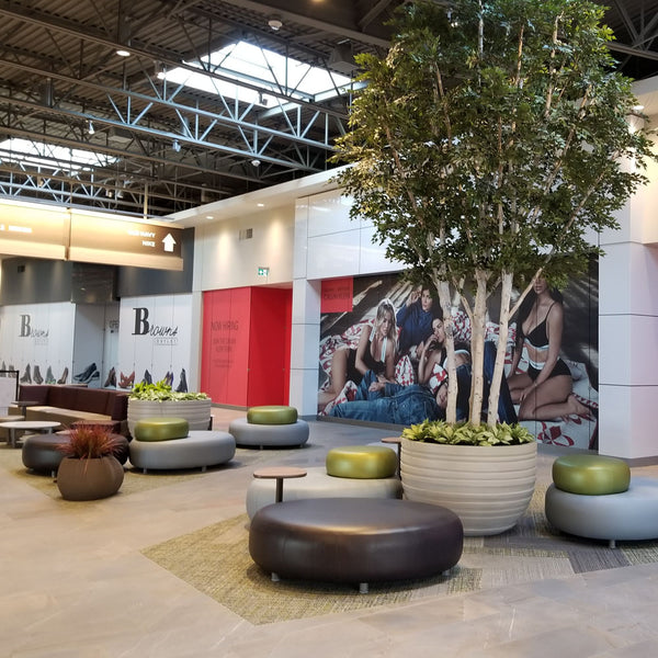 Pebble Upholstered Ottoman, Large