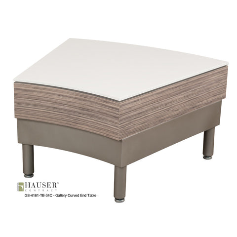 Gallery Curved End Table