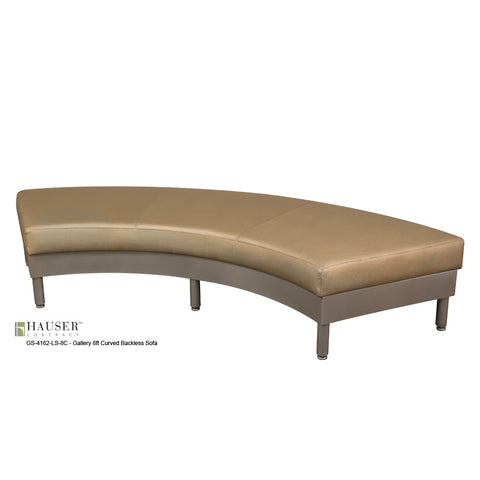 Gallery Curved Backless Sofa