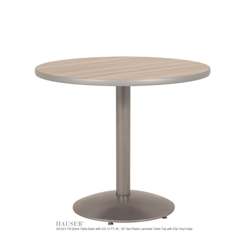 Dome Base, 36" Dia Plastic Laminate Table Top