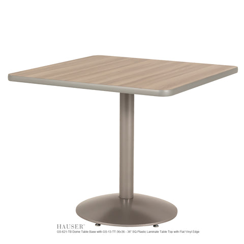 Dome Base, 36" x 36" Plastic Laminate Table Top