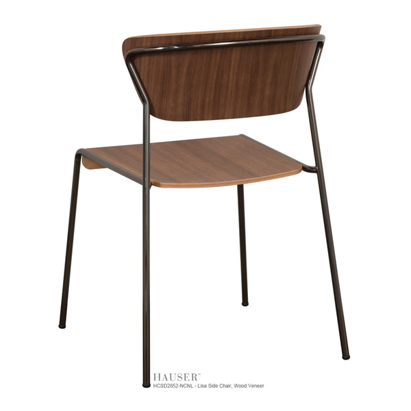 Lisa II Side Chair, Wood Veneer
