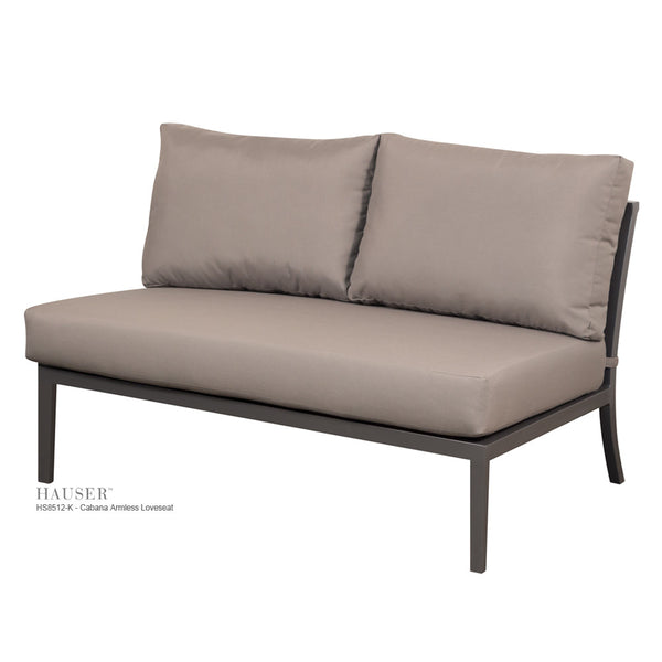 Cabana Armless Loveseat