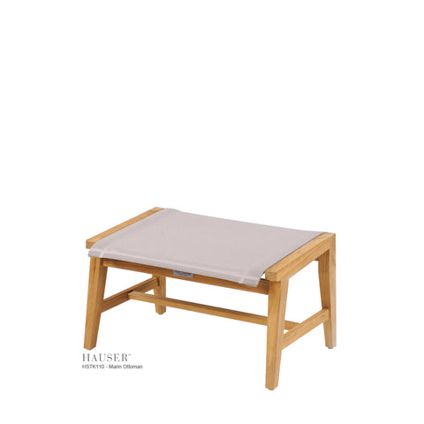 Marin Teak Ottoman