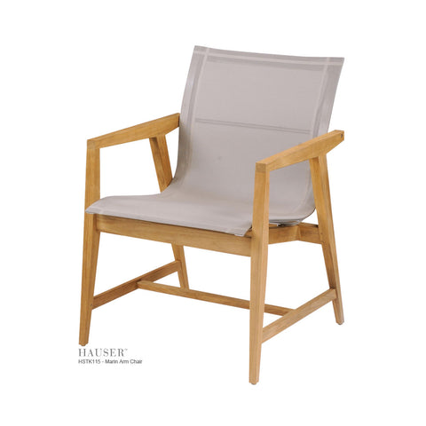 Marin Teak Arm Chair