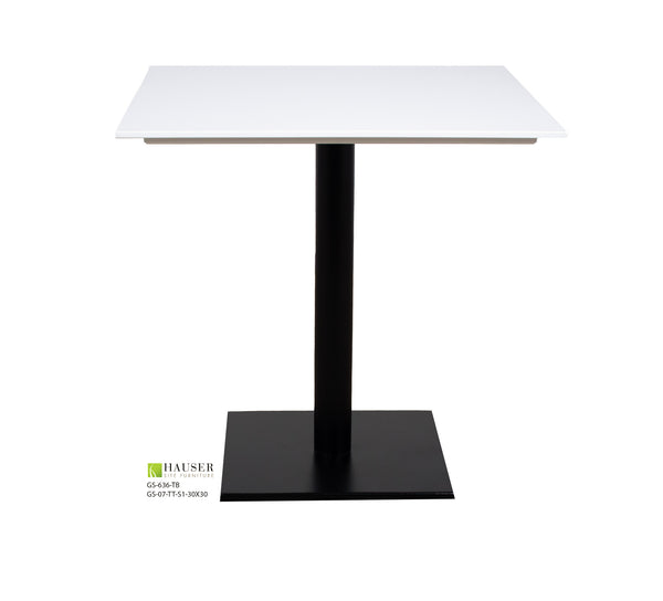 Square Disc Base II - White Top