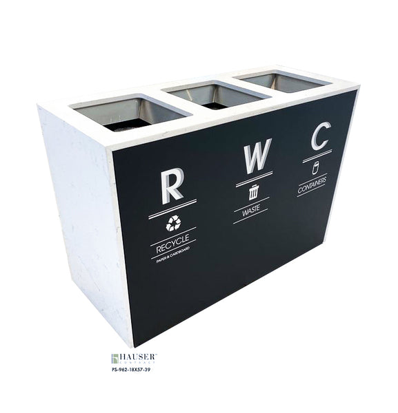 Lobby II Waste/Recycle Receptacle