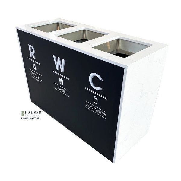 Lobby II Waste/Recycle Receptacle