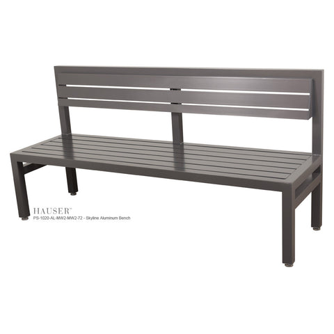 Skyline Armless Bench