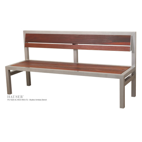 Skyline Armless Bench