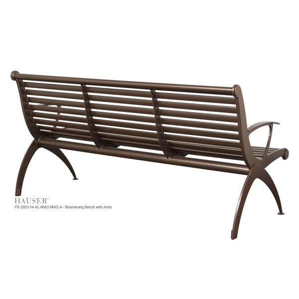Boomerang Bench with Arms