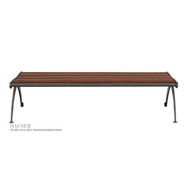 Boomerang Backless Bench