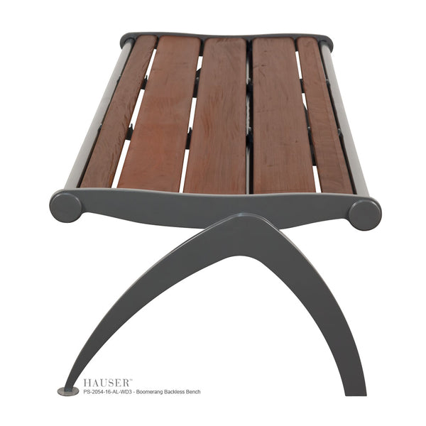 Boomerang Backless Bench