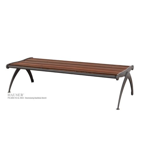 Boomerang Backless Bench