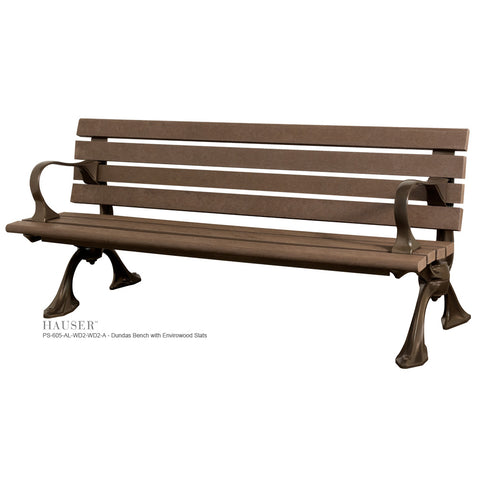 Dundas Bench with Envirowood Slats