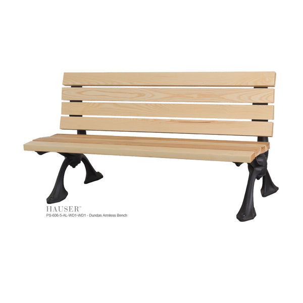 Dundas Bench with Envirowood Slats - Hauser Contract