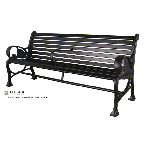 Heritage Bench with Centre Arm