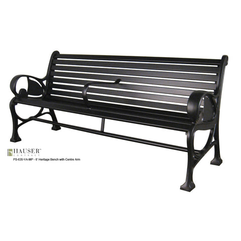 Heritage Bench with Centre Arm