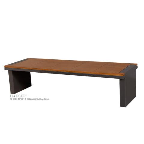 Ridgewood Backless Bench