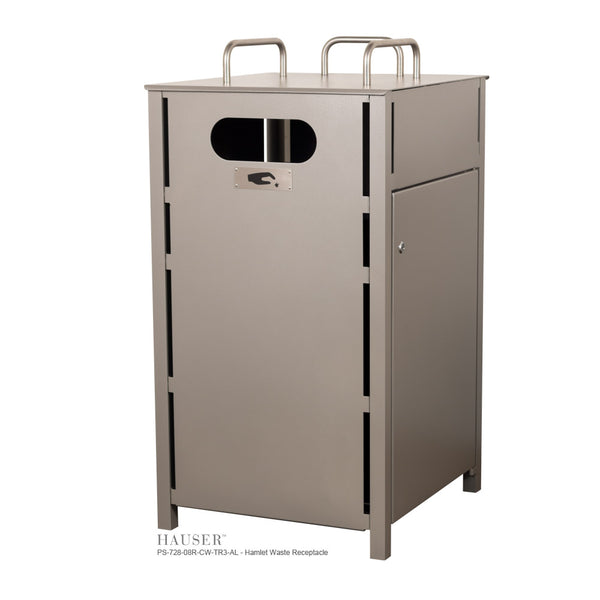 Hamlet Aluminum Waste Receptacle
