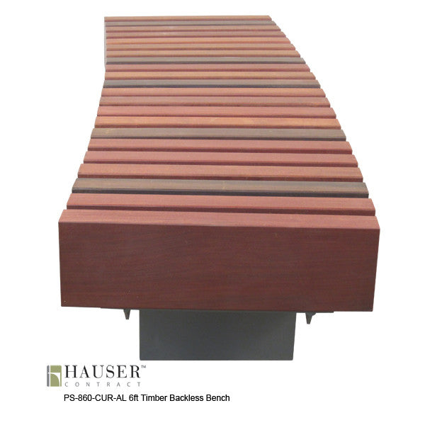 Timber Backless Bench