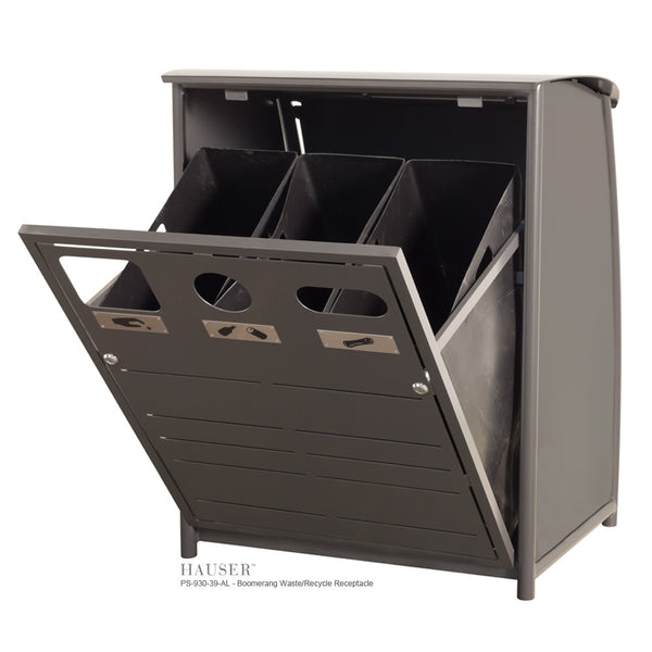 Boomerang Waste/Recycle Receptacle