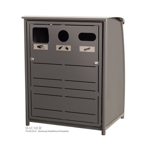 Boomerang Waste/Recycle Receptacle