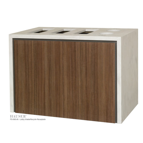 Lobby Waste/Recycle Receptacle - 5 Stream