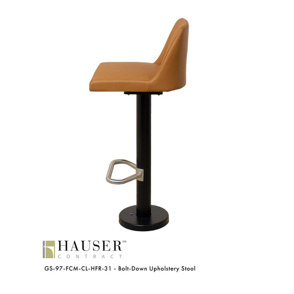 Bolt-Down Upholstery Stool