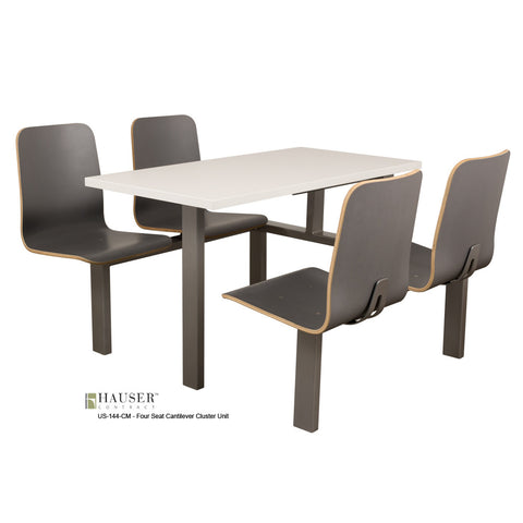 Four Seater Cantilever Pyramid Cluster Unit