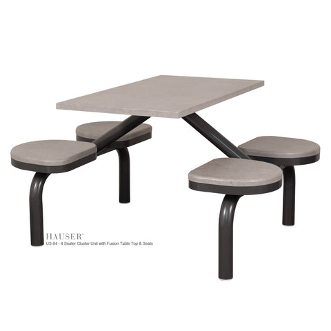 Fusion Backless 4 Seat Cluster Unit