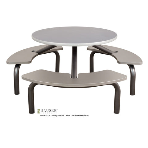 6 Seater Carousel Cluster Unit