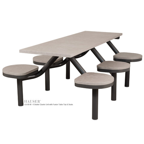 Fusion Backless 6 Seat Cluster Unit